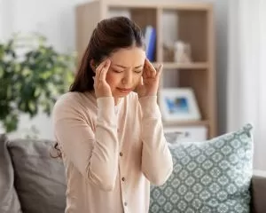 不調の女性